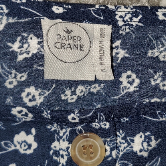 Paper Crane Navy Blue Tank Top 💙 - Picture 3 of 10